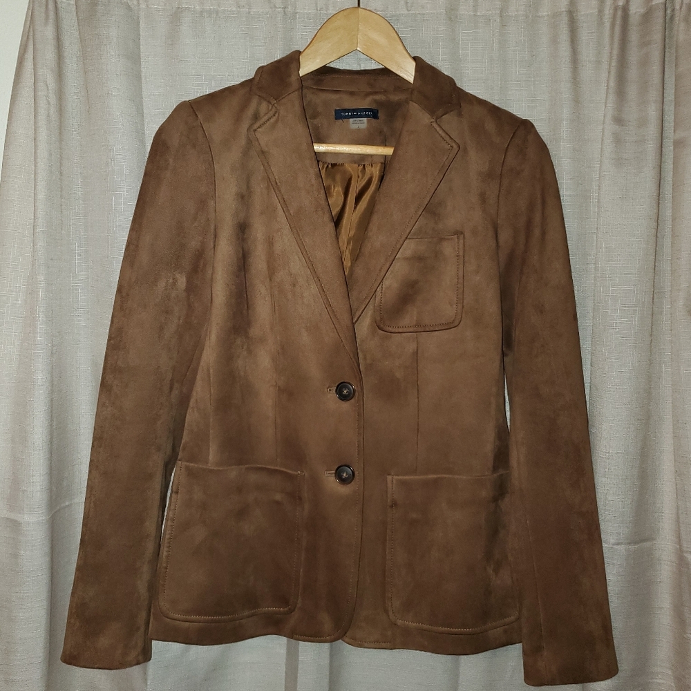 Tommy Hilfiger Faux Suede Blazer